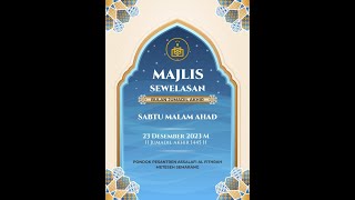 Live  Majelis Sewelasan Bulan Jumadil Akhir 1445 H Ponpes Assalafi Al Fithrah Meteseh Semarang [upl. by Kohl589]