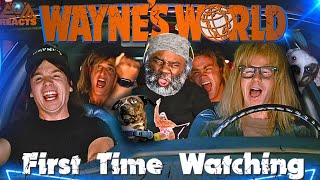 Waynes World 1992 First Time Watching Reaction  Were Not Worthy [upl. by Jarib]