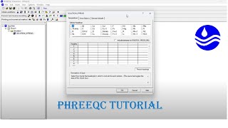 Saturation Indices groundwater using PHREEQC [upl. by Ediva]