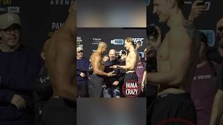 UFC 310 Ciryl Gane vs Alexander Volkov 2 weigh in face off [upl. by Rillings]