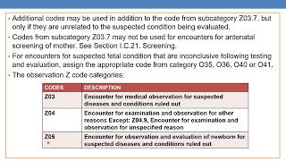 2023 ICD 10 CM Coding Guidelines for chapter 21 Part 3 [upl. by Agrippina276]