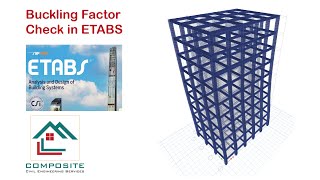 Buckling Factor Check in ETABS [upl. by Mcmath]