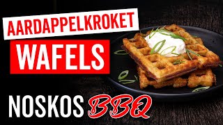 Wafels van aardappelkroketjes van de barbecue [upl. by Dlarrej22]