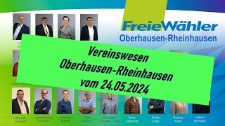 Das Vereins Leben steht sehr hoch in der Gemeinde OberhausenRheinhausen [upl. by Saiasi]