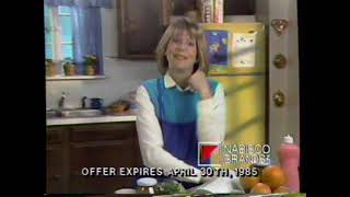 1984 Super Nabisco Offer quotGet free groceriesquot TV Commercial [upl. by Sheelah]