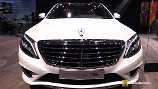 2015 MercedesBenz SClass S500 Plug in Hybrid  ExteriorInterior Walkaround  2014 Paris Auto Show [upl. by Bunnie]