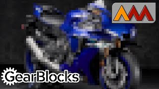 Starting Sports Bike  Gearblocks [upl. by Latsryc546]