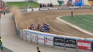 wyścig 15 meczu Sparta Wrocław  Stal Gorzów 26052024 [upl. by Nebuer]