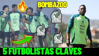 🔥😱Los 5 Futbolistas CLAVAS DE mexico Para ENFRENTAR A Honduras INESPERADO [upl. by Ardrey631]