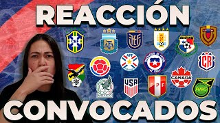 REACCIÓN LISTA DE CONVOCADOS [upl. by Wolfie]