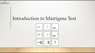 Matrigma Test Prep Introduction [upl. by Alves]