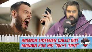 Agenda listener calls out Manaia for his quotsht tipsquot [upl. by Kalam758]