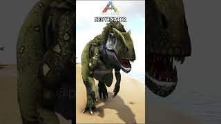 ARK ASCENDED VS ARK SURVIVAL EVOLVED MODDED DINOS 5 shorts ark sigma [upl. by Murdock]