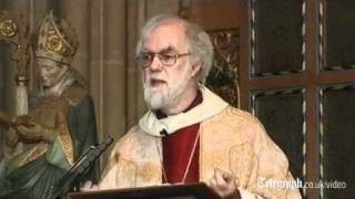 Archbishop of Canterbury Dr Rowan Williams Bonds have been broken [upl. by Allis]