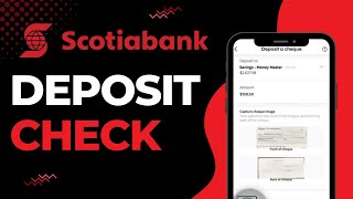 How to Deposit Check on Scotia Bank  2023 [upl. by Litnahc]