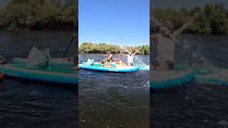 Paddle board patrons Dry until they met me saltriver tubing beerlife saltriversquirters [upl. by Freud24]