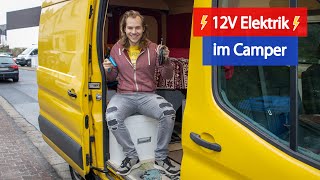 ⚡12V Elektrik im Campervan  12 Volt Kreislauf einfach erklärt  DIY Elektrik [upl. by Haimehen]