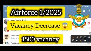 Airforce Decrease Vacancy 12025 intake [upl. by Lexy]