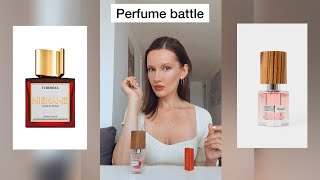 Perfume battle Narcotic V Nasomatto vs Tuberoza Nishane [upl. by Yorled]