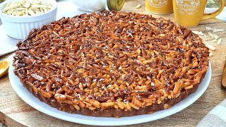 🇵🇹 La Tarta Portuguesa Más Sublime ❤️ Tarta de Almendras Caramelizadas  Tarte de Amêndoa [upl. by Lonnie]