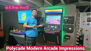 Polycade Sente Modern Arcade 1st 4K Impressions  AGS OS Walkthrough Build Quality Gameplay  More [upl. by Solhcin]