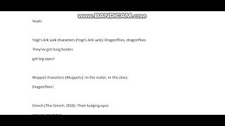 The Script for quotDragonflies Song TheCartoonMan12 Versionquot for TheCartoonMan12 [upl. by Cornwell]