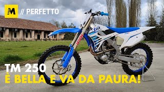 TM Racing MX 250 Fi 2022 TEST non è solo bella va da paura [upl. by Lymn]