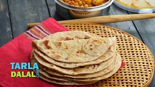 Chapatis Recipe Roti Indian flat bread by Tarla Dalal [upl. by Hairem]