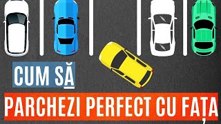 3 PAȘI Pentru O PARCARE CU FAȚA PERFECTĂ  Școala de șoferi [upl. by Trawets]