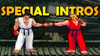 Street Fighter III 3rd Strike Special Intros All Characters Secret Animations [upl. by Harbard]