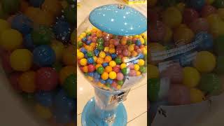 GUMBALLS BLUE 🔵 MACHINE food floriedm gumballcandy gumball satisfying asmr shorts [upl. by Margetts478]