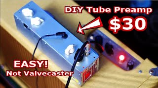 DIY Guitar Tube Preamp Build and Demo Super EASY [upl. by Ymot]