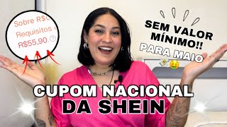 CUPOM NACIONAL DA SHEIN PARA USAR EM MAIO [upl. by Ttirrem563]