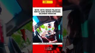 DETIKDETIK OKNUM POLANTAS TERTANGKAP TANGAN MINTAI UANG BENSIN KEPEMOBIL polisi polri pungli [upl. by Grimbald]