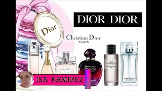 MIS PERFUMES DIOR ♥ COLECCIÓN PERFUMES DIOR  SUB [upl. by Htide]