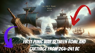 First Punic War between Rome and Carthage from 264241 BC [upl. by Eillak]