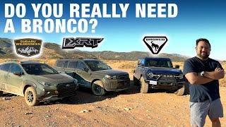 Hyundai Santa Fe XRT amp Subaru Crosstrek Wilderness  Do You Really Need a Ford Bronco to Off Road [upl. by Mundford]