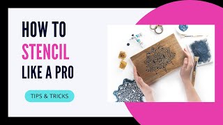 How to Stencil Like a Pro 3 tips and techniques for beginners [upl. by Nur]