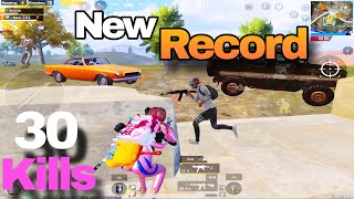 30 kills😱 NEW RECORD in New update🥰 pubg mobile [upl. by Pisarik267]