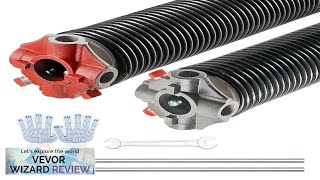 VEVOR Garage Door Torsion Springs Pair of 025 x 2 x 28inch Review [upl. by Rudiger498]