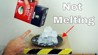 Youve Been Lied To—Salt Does Not Melt Ice [upl. by Cand]