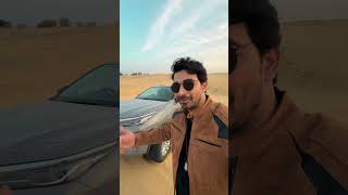 Dune Bashing in Thar Desert 🐪 toyotafortuner samsanddunes [upl. by Benito]