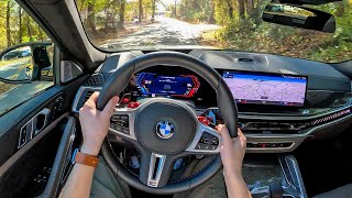 2024 BMW X6 M Competition  POV First Drive Binaural Audio [upl. by Yliah]