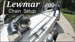 Improve Your Boat Anchoring Lewmar 700 Chain and Rope Setup in the Crooked PilotHouse Boat [upl. by Nottarts]