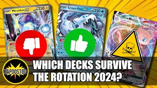 Which Decks Are Bad  Still Good  Gone After Rotation 2024 Pokemon TCG [upl. by Sollars208]