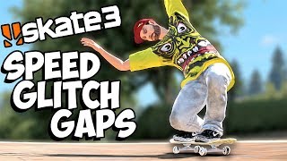 SKATE 3 Speed Glitch Gaps  Insane Speed Glitch amp Rail Glitch [upl. by Jodee]