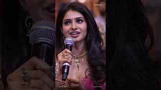 Heroine Manasa Varanasi Singing Devaki Nandana Vasudeva PreRelease Event  YouWe Media [upl. by Ytok]