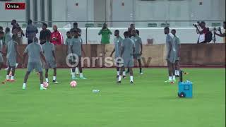 SUPER EAGLES FINAL TRAINING AGAINST BAFANA BAFANA LIVE [upl. by Phenice]