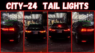 Honda City Lava Style Tail Lights  City 2024 Modifications [upl. by Akener]