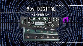 80s Digital tones KEMPER AMP guitar presets Liveplayrock liveplayrock kemperamps 80smusic [upl. by Assele]